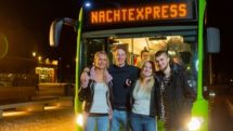 Kürzere Wege bei den NachtExpress-Bussen